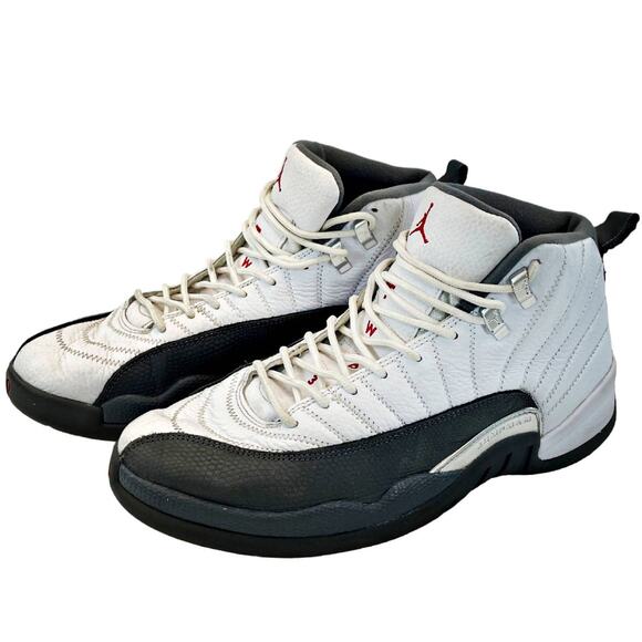 Nike Air Jordan 12 Retro White Black Dark Gray 2019  130690-160 main image 8
